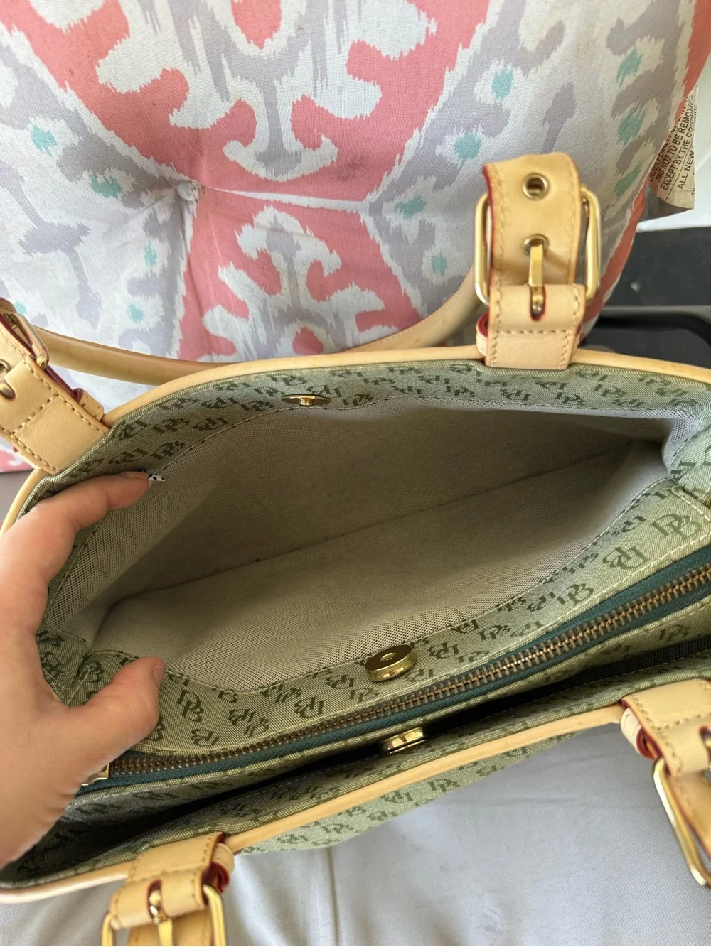 Dooney & Bourke (4 PIECE) Y2K 3-Compartment Satchel